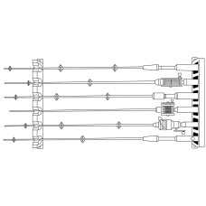 Кронштейн для хранения спиннингов (навесной) Kolibri (13.020.62)
