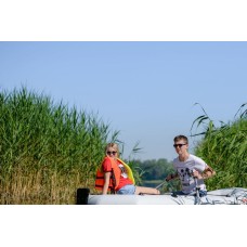 Надувная лодка Колибри К-250Т (Kolibri K-250T) гребная Air-Deck, светло-серая