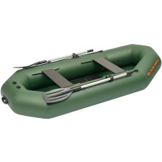 Надувная лодка Колибри К-290Т (Kolibri K-290T) гребная слань-книжка, зелёная