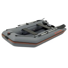 Надувная лодка Колибри КМ-280 (Kolibri KM-280) моторная слань-коврик, тёмно-серая