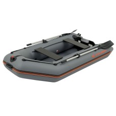 Надувная лодка Колибри КМ-300 (Kolibri KM-300) моторная Air-Deck, тёмно-серая