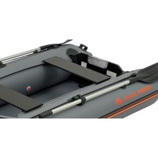Надувная лодка Колибри КМ-300 (Kolibri KM-300) моторная Air-Deck, тёмно-серая