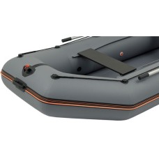 Надувная лодка Колибри КМ-330 (Kolibri KM-330) моторная слань-книжка, тёмно-серая