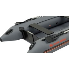 Надувная лодка Колибри КМ-330 (Kolibri KM-330) моторная слань-книжка, тёмно-серая