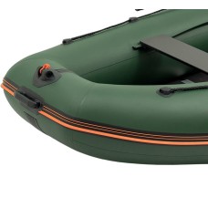 Надувная лодка Колибри КМ-330ДСЛ (Kolibri KM-330DSL) моторная килевая алюминиевый пайол, зелёная