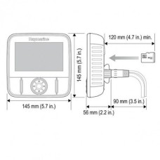 Эхолот Raymarine Dragonfly 4 DV, CHIRP Downvision, CPT-DV (E70291)