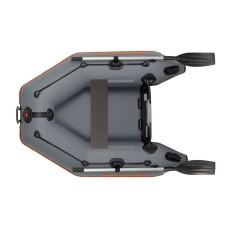 Надувная лодка Колибри КМ-200 (Kolibri KM-200) моторная Air-Deck, тёмно-серая