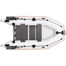 Надувная лодка Колибри КМ-300 (Kolibri KM-300) моторная слань-коврик, светло-серая
