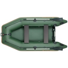 Надувная лодка Колибри КМ-300 (Kolibri KM-300) моторная слань-коврик, зелёная