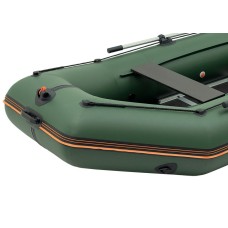 Надувная лодка Колибри КМ-330Д Профи (Kolibri KM-330D Профи) моторная килевая алюминиевый пайол, зелёная