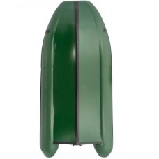 Надувная лодка Колибри КМ-400ДСЛ (Kolibri KM-400DSL) моторная килевая алюминиевый пайол, зелёная