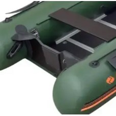 Надувная лодка Колибри КМ-400ДСЛ (Kolibri KM-400DSL) моторная килевая алюминиевый пайол, зелёная