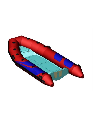 Надувная лодка Adventure Vesta V-380 (светло-серая)