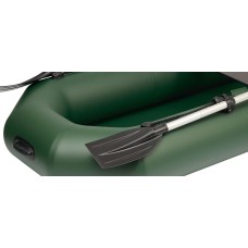 Надувная лодка Колибри К-210 (Kolibri K-210) гребная без настила, зелёная