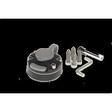 Замок и монтажная площадка FASTEN для установки на жесткий борт, черно-серая (FMb)