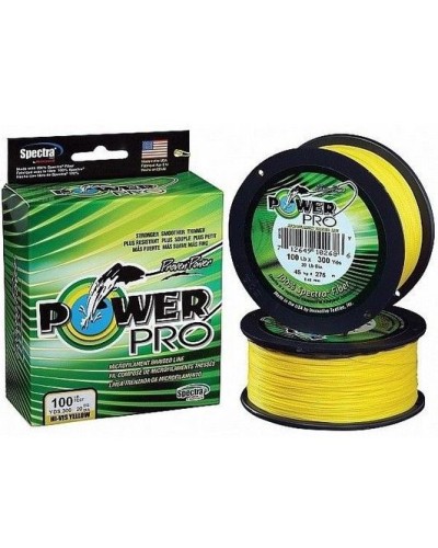 Шнур Power Pro 0.13 mm 8 kg 275 m желтый