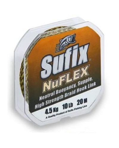 Шнур Sufix NuFlex 20 m 15 lb green/brown (DS1BL016CF8A2N)
