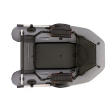 Надувная лодка Колибри К-180Ф (Kolibri K-180F) гребная Air-Deck, темно-серая