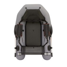 Надувная лодка Колибри К-180Ф (Kolibri K-180F) гребная Air-Deck, темно-серая