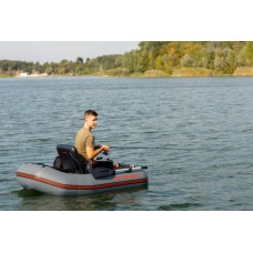 Надувная лодка Колибри К-180Ф (Kolibri K-180F) гребная Air-Deck, темно-серая