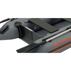 Надувная лодка Колибри КМ-245 (Kolibri KM-245) моторная слань-коврик, тёмно-серая