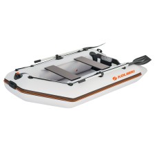 Надувная лодка Колибри КМ-260 (Kolibri KM-260) моторная слань-коврик, светло-серая