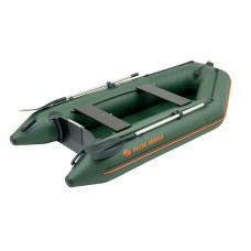 Надувная лодка Колибри КМ-300 (Kolibri KM-300) моторная Air-Deck, зелёная