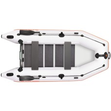 Надувная лодка Колибри КМ-330 (Kolibri KM-330) моторная слань-коврик, светло-серая