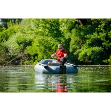 Надувная лодка Колибри К-300СТ (Kolibri K-300CT) гребная без настила, тёмно-серая