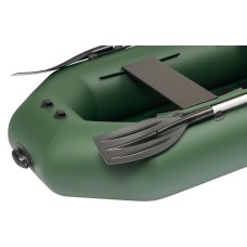 Надувная лодка Колибри К-260Т (Kolibri K-260T) гребная без настила, зелёная