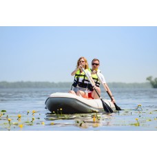 Надувное каноэ Колибри КМ-460С (Kolibri KM-460C) Air-Deck светло-серое