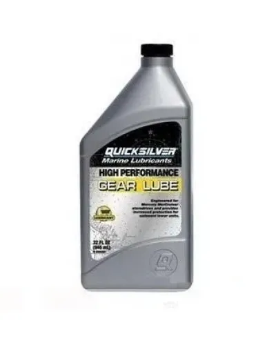 Трансмиссионное масло Quicksilver High Performance Gear Lube SAE 90, 1 литр (8M0219575)
