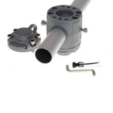 Замки и монтажная площадка FASTEN для установки на трубу 30, 32 мм, серая (FMr232)