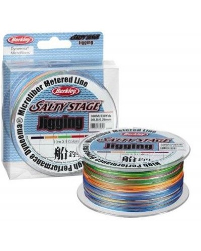 Шнур Berkley Salty Stage Jigging 300 m 0.35 mm 60 Lbs 5 colour (1214398)