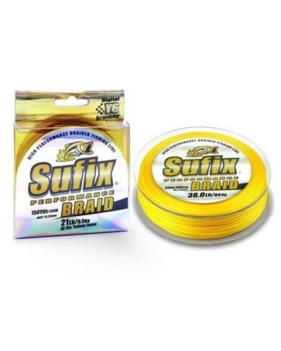 Шнур Sufix Performance Braid 135 m 150 Y 12.2 kg 27 lb Low-Vis Green (DS1CF01983DB1P)
