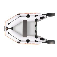 Надувная лодка Колибри КМ-200 (Kolibri KM-200) моторная Air-Deck, светло-серая