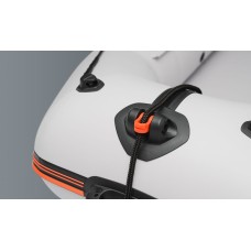 Надувная лодка Колибри КМ-200 (Kolibri KM-200) моторная Air-Deck, светло-серая