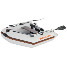 Надувная лодка Колибри КМ-200 (Kolibri KM-200) моторная Air-Deck, светло-серая