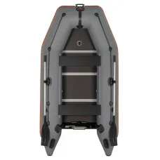 Надувная лодка Колибри КМ-300Д Профи (Kolibri KM-300D Профи) моторная килевая алюминиевый пайол, тёмно-серая