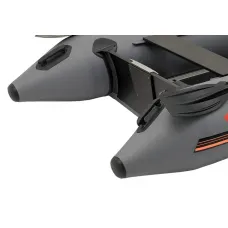 Надувная лодка Колибри КМ-300Д Профи (Kolibri KM-300D Профи) моторная килевая алюминиевый пайол, тёмно-серая