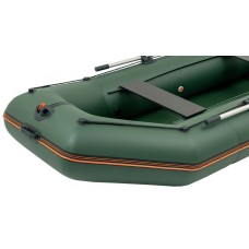 Надувная лодка Колибри КМ-330 (Kolibri KM-330) моторная слань-книжка, зелёная