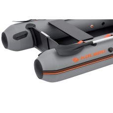 Надувная лодка Колибри КМ-330ХЛ (Kolibri KM-330XL) моторная Air-Deck, тёмно-серая