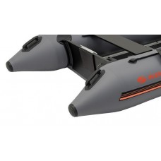 Надувная лодка Колибри КМ-360Д Профи (Kolibri KM-360D Профи) моторная килевая алюминиевый пайол, тёмно-серая