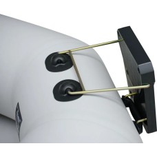 Надувная лодка Колибри К-250Т (Kolibri K-250T) гребная без настила, светло-серая