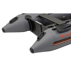 Надувная лодка Колибри КМ-330Д Профи (Kolibri KM-330D Профи) моторная килевая фанерный пайол, тёмно-серая