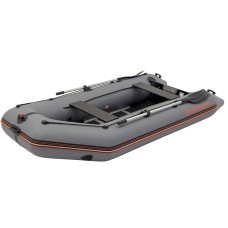 Надувная лодка Колибри КМ-330Д Профи (Kolibri KM-330D Профи) моторная килевая фанерный пайол, тёмно-серая