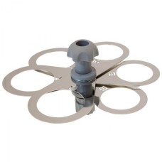 Держатель стаканов FASTEN складной из нержавеющей стали (Ch221)