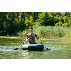 Надувная лодка Колибри К-190 (Kolibri K-190) гребная без настила, зелёная