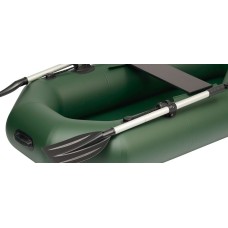 Надувная лодка Колибри К-190 (Kolibri K-190) гребная без настила, зелёная