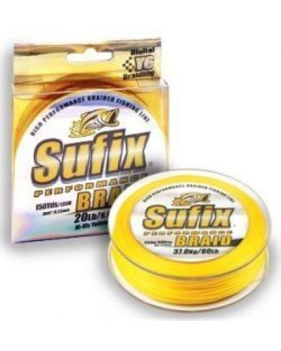 Шнур Sufix Performance Braid 135 m 150 Y 4.5 kg 10 lb Hi-Vis Yellow (DS1CF0122fDB1P)